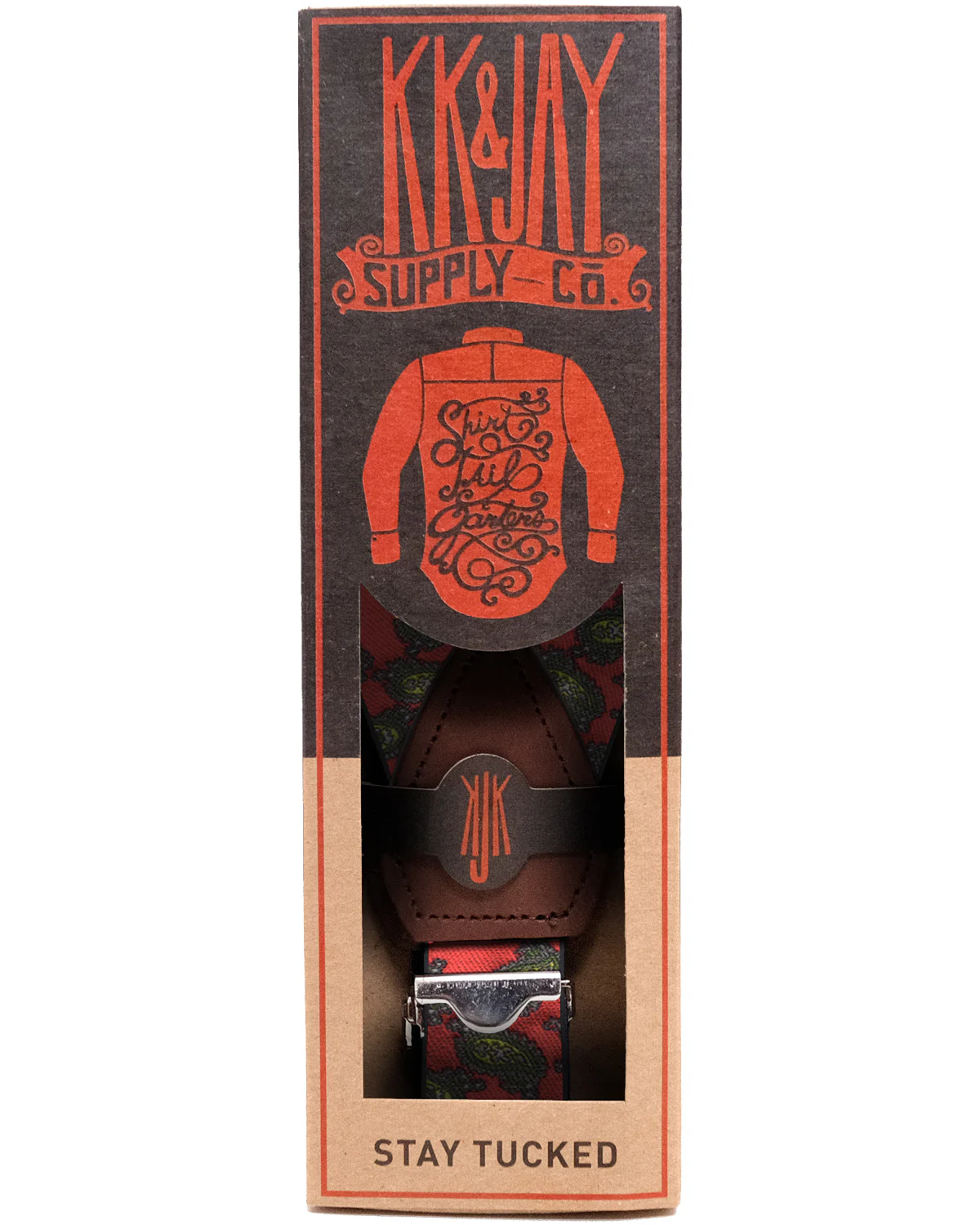 Elsmere Red Shirttail Garters - Image 6