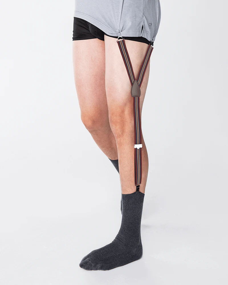 Freetown Crimson/Navy Shirttail Garters - Image 5