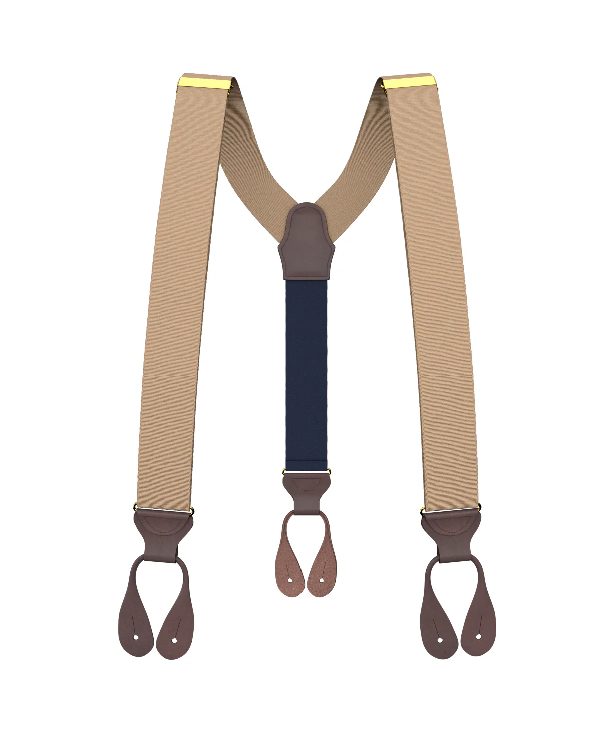 Khaki Grosgrain Suspenders - Image 3