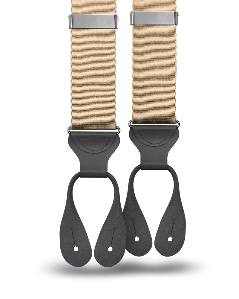 Khaki Grosgrain Suspenders - Image 4