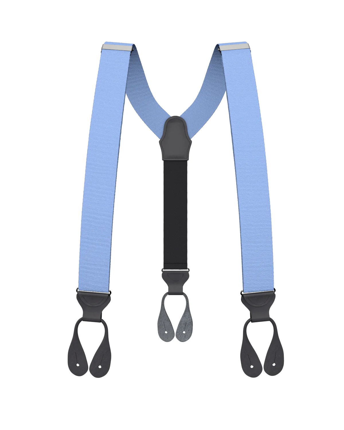 Light Blue Grosgrain Suspenders - Image 4