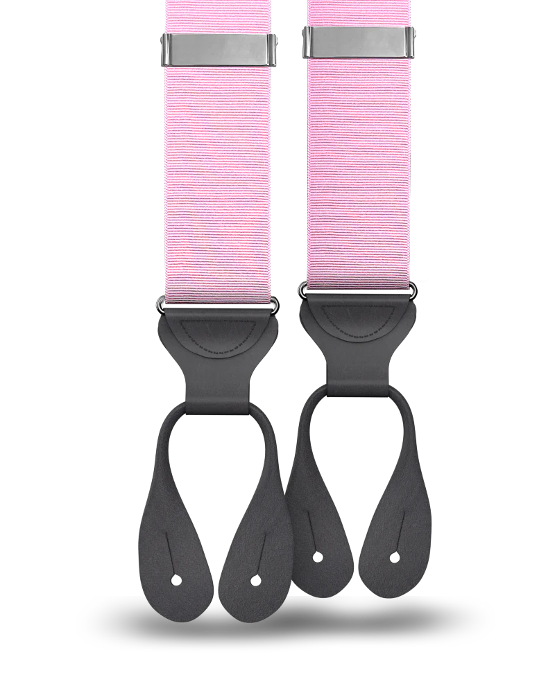 Light Pink Grosgrain Suspenders - Image 4