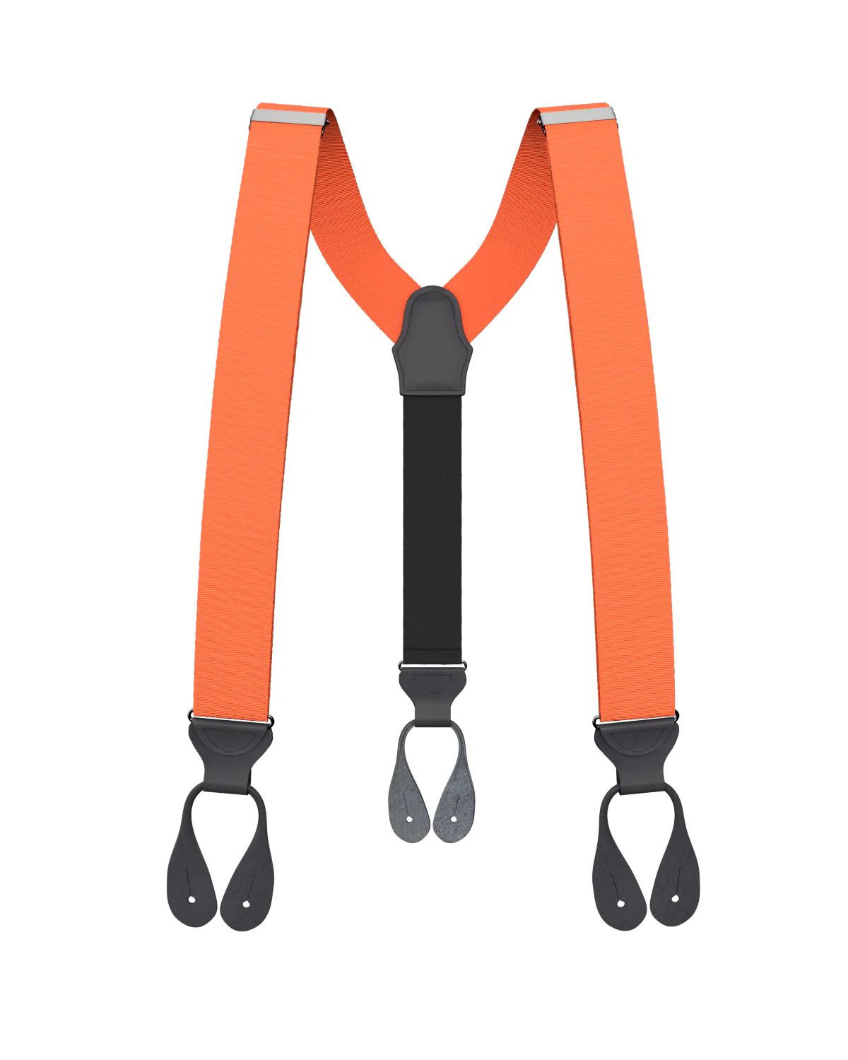 Orange Grosgrain Suspenders - Image 4