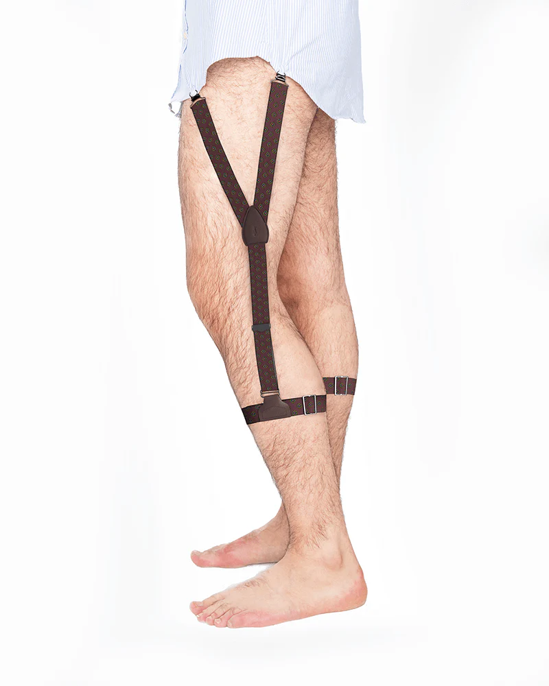 Washington Maroon Sockless Shirttail Garters - Image 4